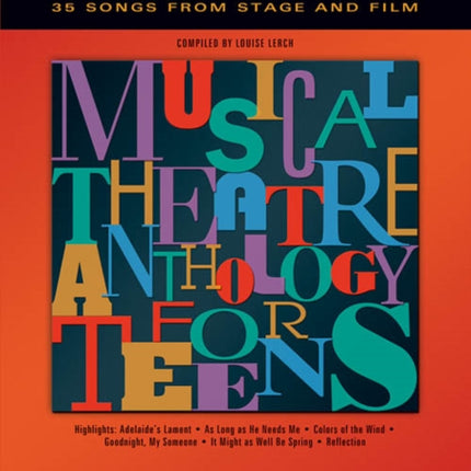 MUSICALES  Musical Theatre Anthology For Teens