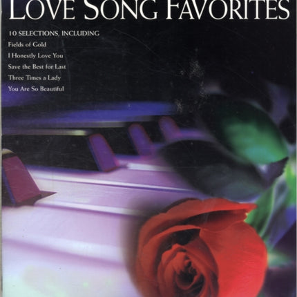 EASY PIANO PLAY ALONG VOLUME 6 LOVE SONG