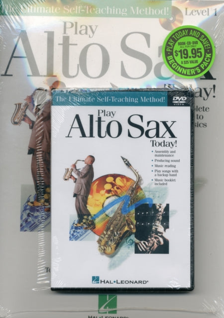 Play Alto Sax Today Beginners Pack BookOnline AudioDVD Pack