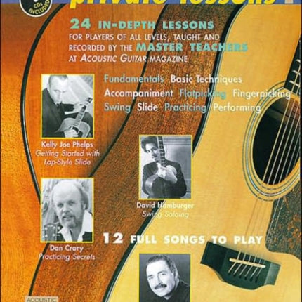 ACOUSTIC GUITAR MAGAZINES PRIVATE LESSONS GTR BOOKCD Guitar Instruction