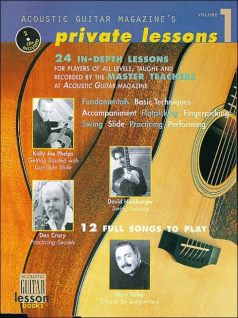 ACOUSTIC GUITAR MAGAZINES PRIVATE LESSONS GTR BOOKCD Guitar Instruction