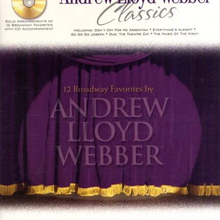 Andrew Lloyd Webber Classics Clarinet With CD