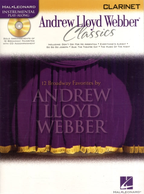 Andrew Lloyd Webber Classics Clarinet With CD