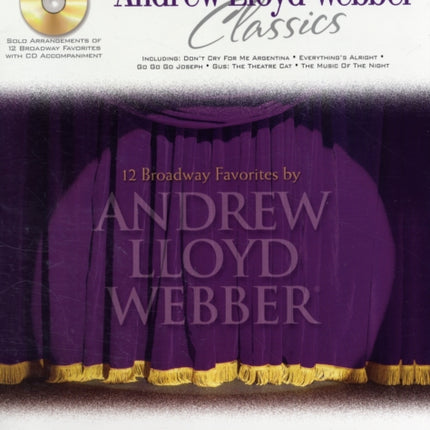 Andrew Lloyd Webber Classics Trombone With CD Audio Hal Leonard Instrumental PlayAlong