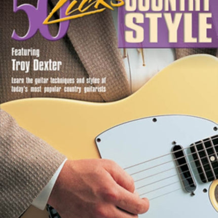 50 Licks Country Style Guitar DVD