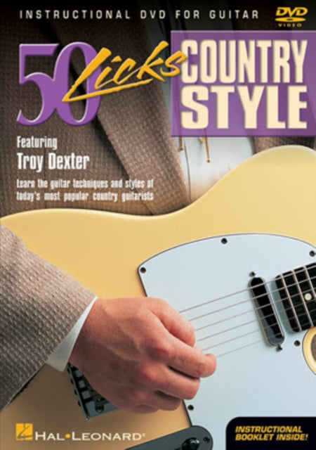 50 Licks Country Style Guitar DVD