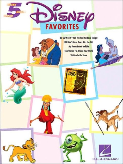 Disney favorites: Five-Finger Piano - 8 Songs for Beginners