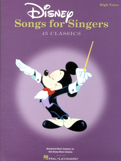 Disney Songs For Singers: Revised Edition - 54 Favorite Selections - High Voices