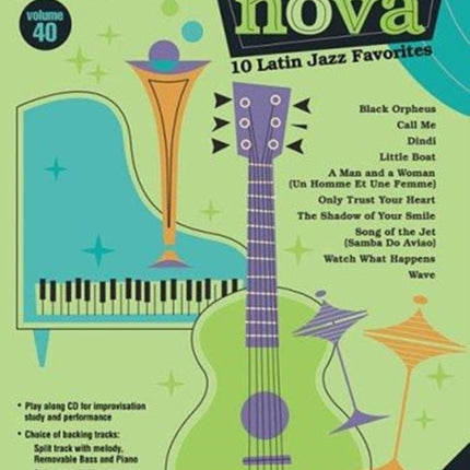 Bossa Nova 10 Latin Jazz Favorites  Jazz PlayAlong Volume 40 Hal Leonard Jazz PlayAlong