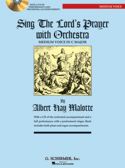 ALBERT HAY MALOTTE SING THE LORDS PRAYER WITH ORCHESTRA IN C MED V Medium Voice in C Major