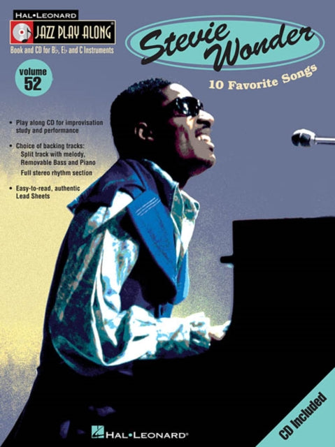 JAZZ PLAY ALONG VOLUME 52 STEVIE WONDER ALL