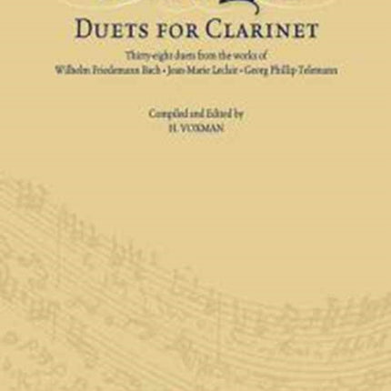 From the Baroque Duets for Clarinet