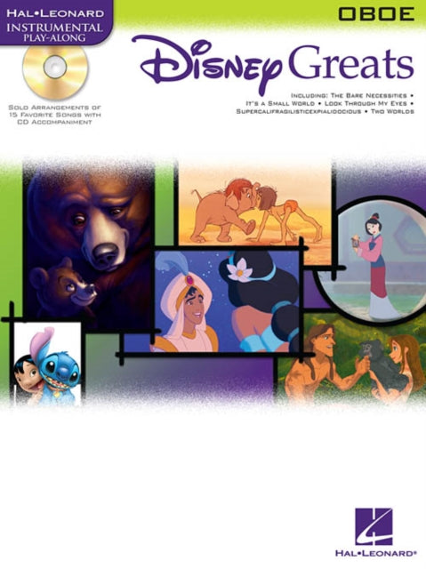 DISNEY GREATS OBOE BOOKCD