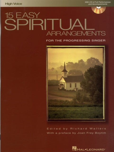 15 Spiritual Arrangements for High Voice Book  CD