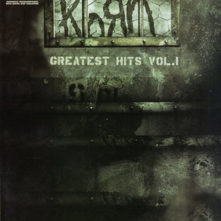 KORN GREATEST HITS VOLUME 1 GUITAR RECORDED VERSIONS TAB