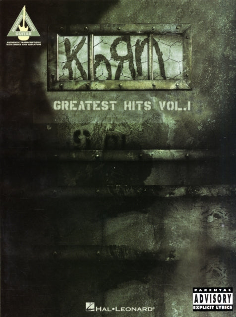 KORN GREATEST HITS VOLUME 1 GUITAR RECORDED VERSIONS TAB