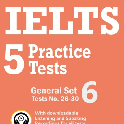 IELTS 5 Practice Tests General Set 6