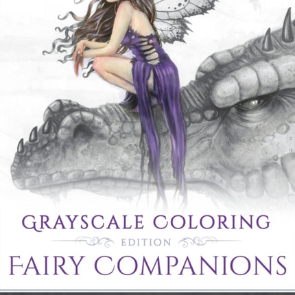 Fairy Companions  Grayscale Coloring Edition Volume 4 Grayscale Coloring Books by Selina