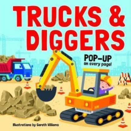 Pop Up Book - Trucks and Diggers