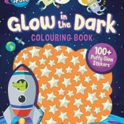 Glow in the Dark Colouring Book with Puffy Glow