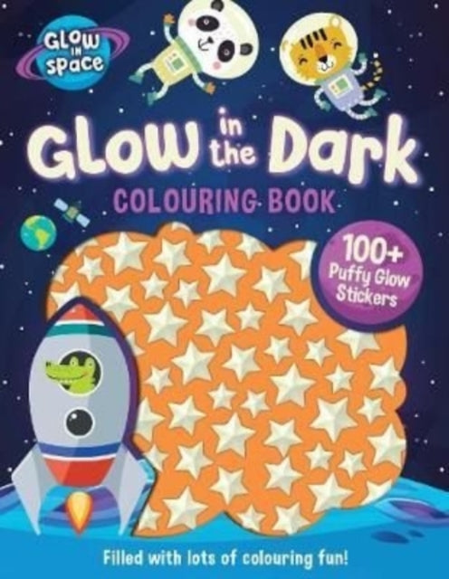 Glow in the Dark Colouring Book with Puffy Glow