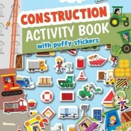 Puffy Sticker Book  Construction