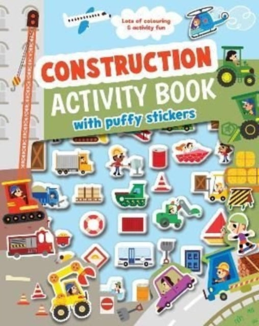 Puffy Sticker Book  Construction