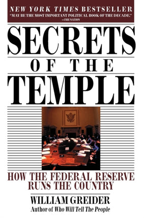 Secrets of the Temple How the Federal Reserve