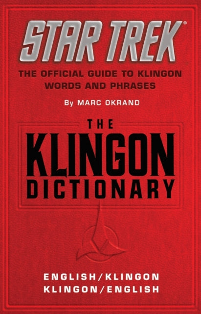 Klingon Dictionary: English/Klingon, Klingon/English