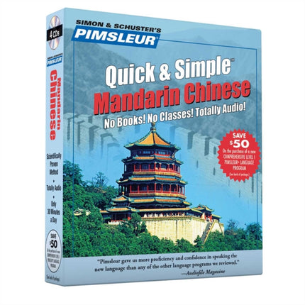 Pimsleur Chinese Mandarin Quick  Simple Course