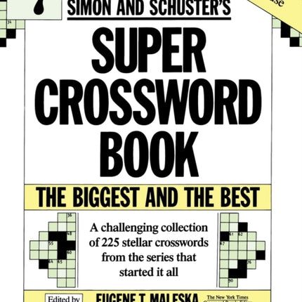 Simon and Schuster's Super Crossword Book #7/the Biggest and the Best