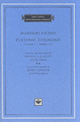 Platonic Theology: Volume 1