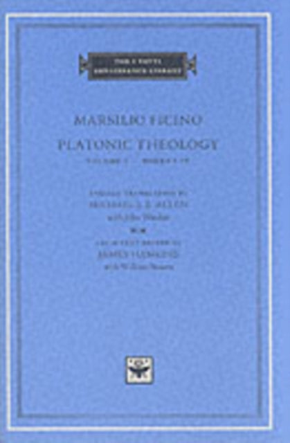 Platonic Theology: Volume 1