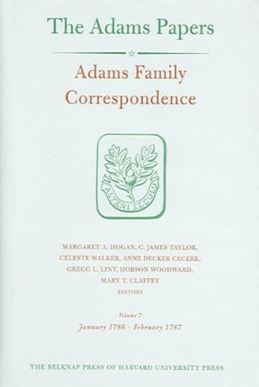 Adams Family Correspondence: Volume 7