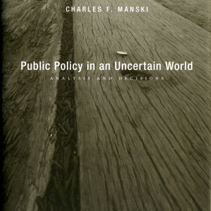 Public Policy in an Uncertain World  Analysis and