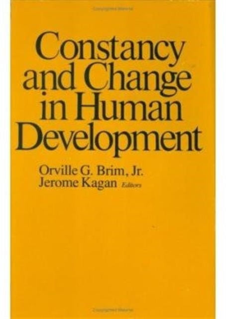 Constancy and Change in Human Development