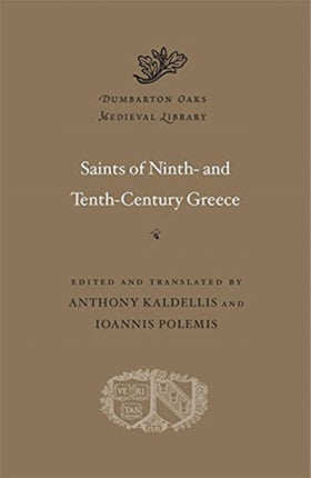 Saints of Ninth- and Tenth-Century Greece