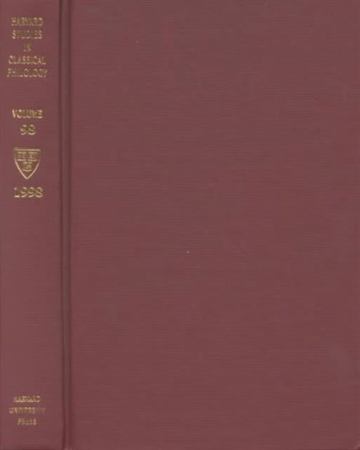 Harvard Studies in Classical Philology, Volume 98