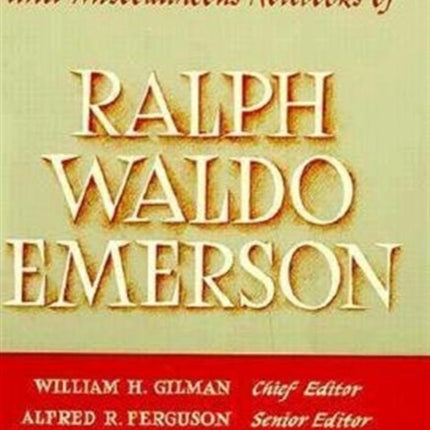 Journals and Miscellaneous Notebooks of Ralph Waldo Emerson: Volume VIII: 1841–1843