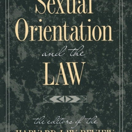 Sexual Orientation and the Law