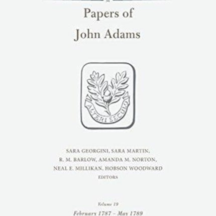 Papers of John Adams: Volume 19