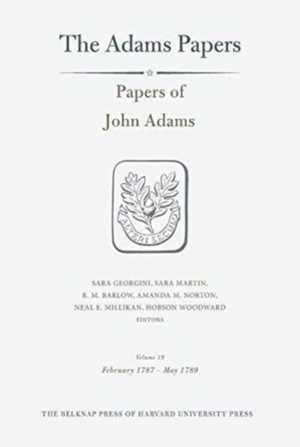 Papers of John Adams: Volume 19