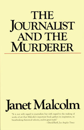 The Journalist and the Murderer