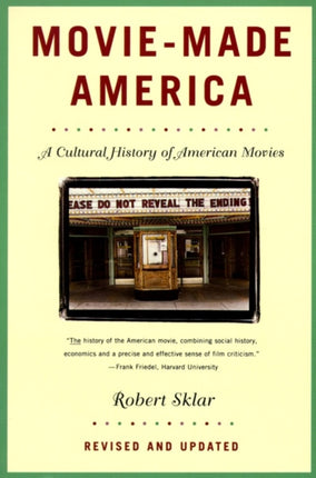 MOVIE MADE AMERICA  CULTURAL HISTORY OF AMERICAN MOVIES