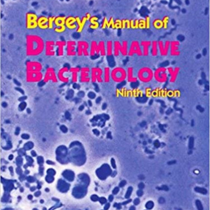 Bergey's Manual of Determinative Bacteriology