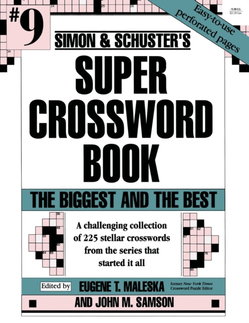 S  S Super Crossword Book  9 09 Simon  Schuster Super Crossword Books