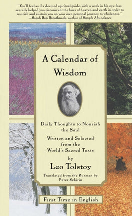 A Calendar of Wisdom Daily Thoughts to Nourish the Soul