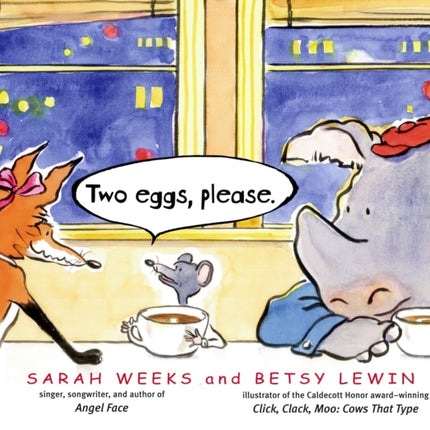 Two eggs please.