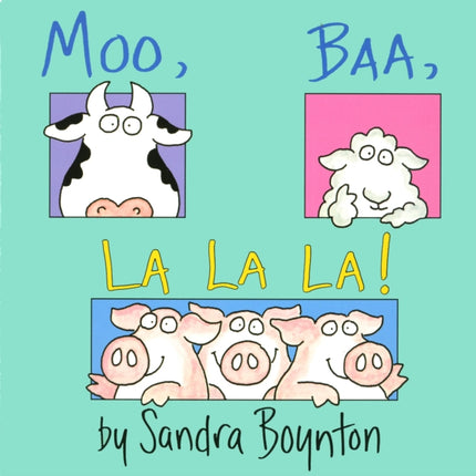 Moo, Baa, La La La!: Oversized Lap Board Book