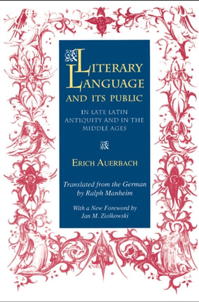 Literary Language and Its Public in Late Latin